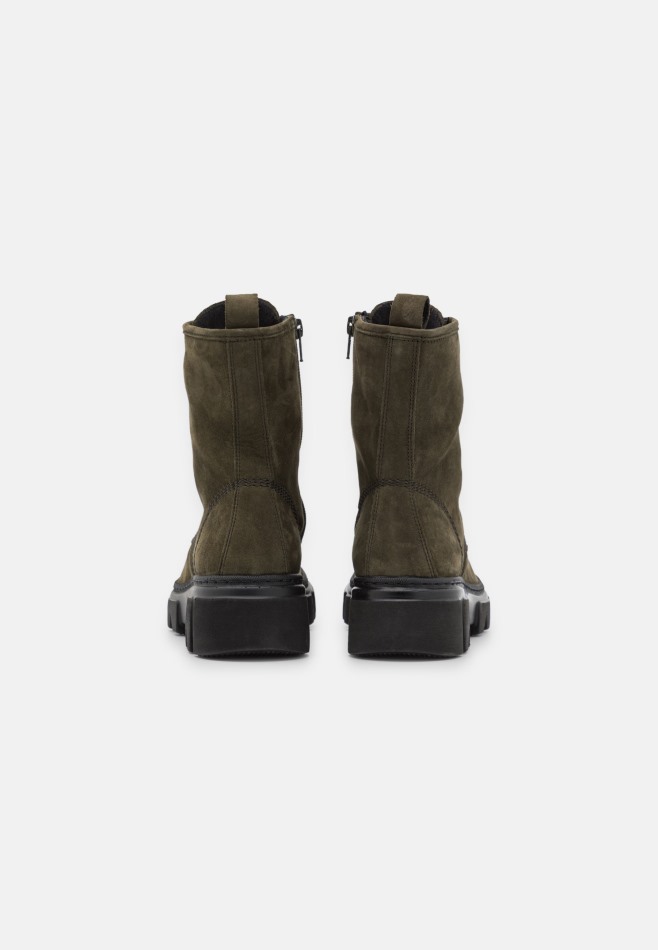 Bottines à Lacets Vert Militaire Gabor | Exclusif